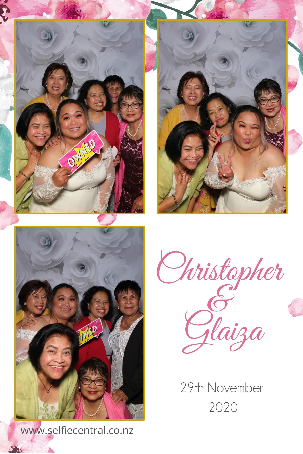 Christopher and Glaiza's Wedding | View more photos from the event at gallery.photobooth.co.nz/u/SelfieCentral/Christopher-and-Glaizas-Wedding